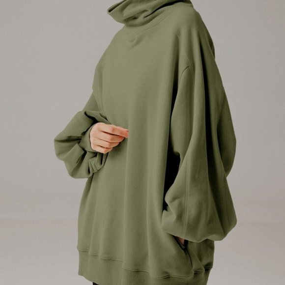 LIT Active Whisper Oversized Turtleneck Sweatshirt. A085-99 - Picture 3 of 7